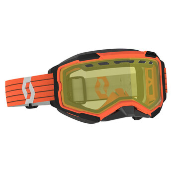 GOGGLE FURY SNOW GREY/YELLOW LS BRONZE CHROME