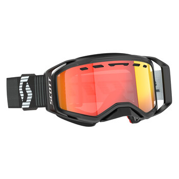 GOGGLE FURY SNOW BLACK/WHITE LS BLUE CHROME