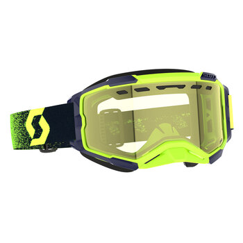 GOGGLE FURY SNOW GREY/YELLOW LS BRONZE CHROME