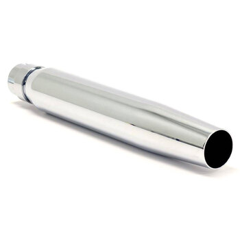 REVERSE CONE MUFFLER CHROME
