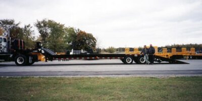 J.C. Tandem axle folding tail
