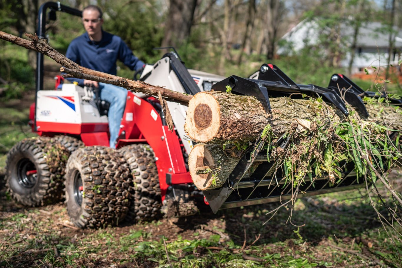 Ventrac KM100 ROCK BUCKET W/ GRAPPLE