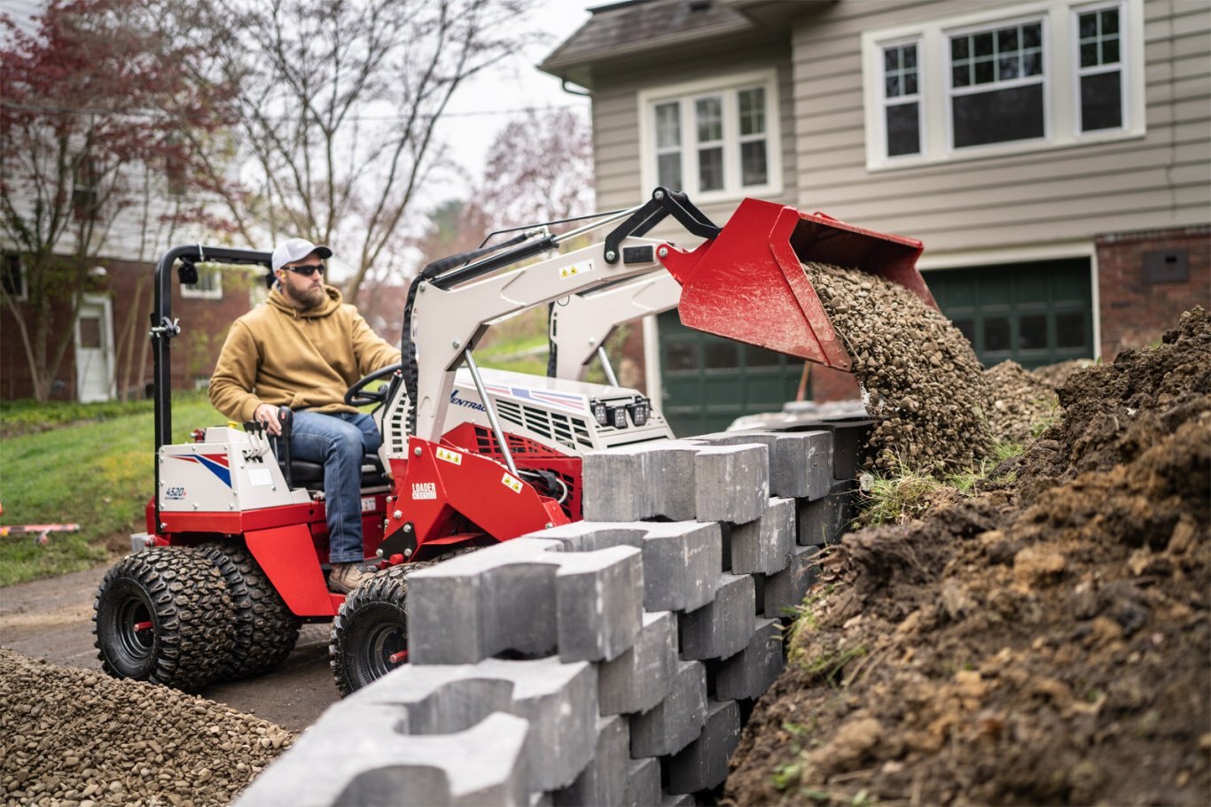 Ventrac KM100 ROCK BUCKET W/ GRAPPLE