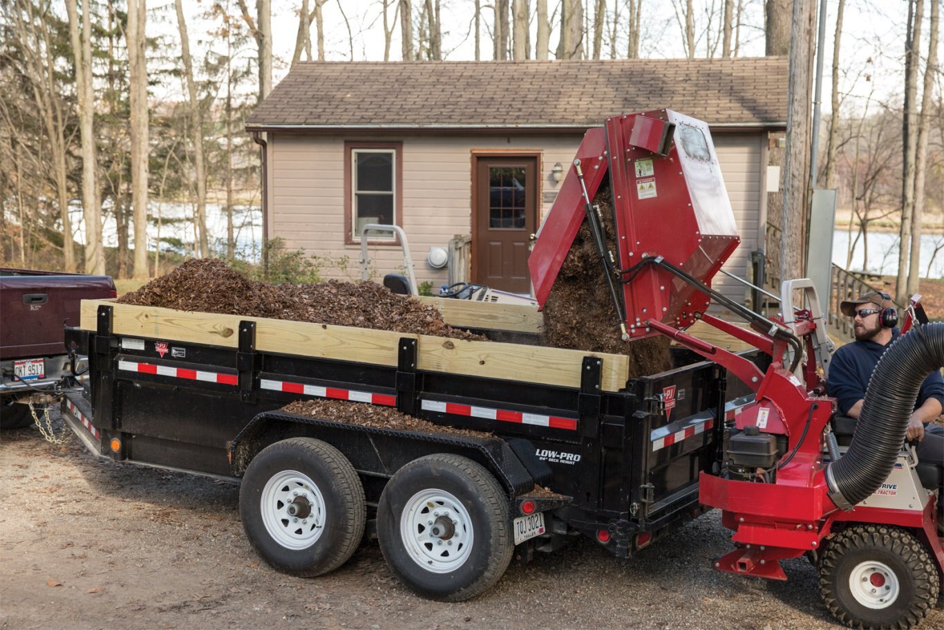 Ventrac RV602 Vacuum Collection System