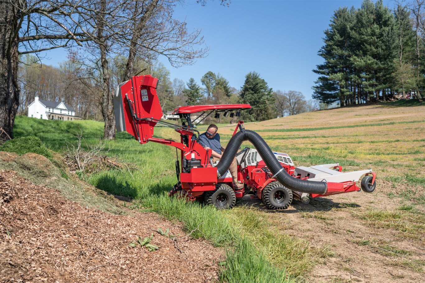 Ventrac RV602 Vacuum Collection System