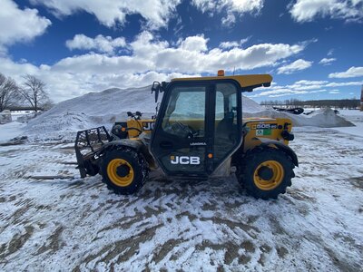 2020 JCB 505-20TC, Cab A/C, 12.5/80-18 Tires, Road Lights,Boom Lights, Work Lights, Hyd Skid Steer Hitch