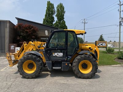 2019 JCB 541-70 Agri + Telehander. Cab A/C, 9000lbs Capacity, 23' Lift Height