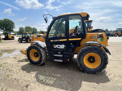 2021 JCB 538-60 Agri, Series III Cab, Smooth Ride, A/C, Hyd Q-Fit