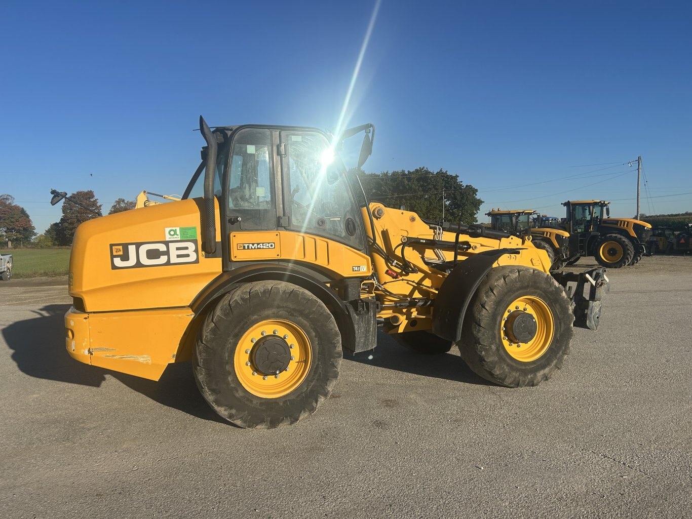 2022 JCB TM420, 4200HRS, RIDE CONTROL, CAB A/C, HYD Q FIT