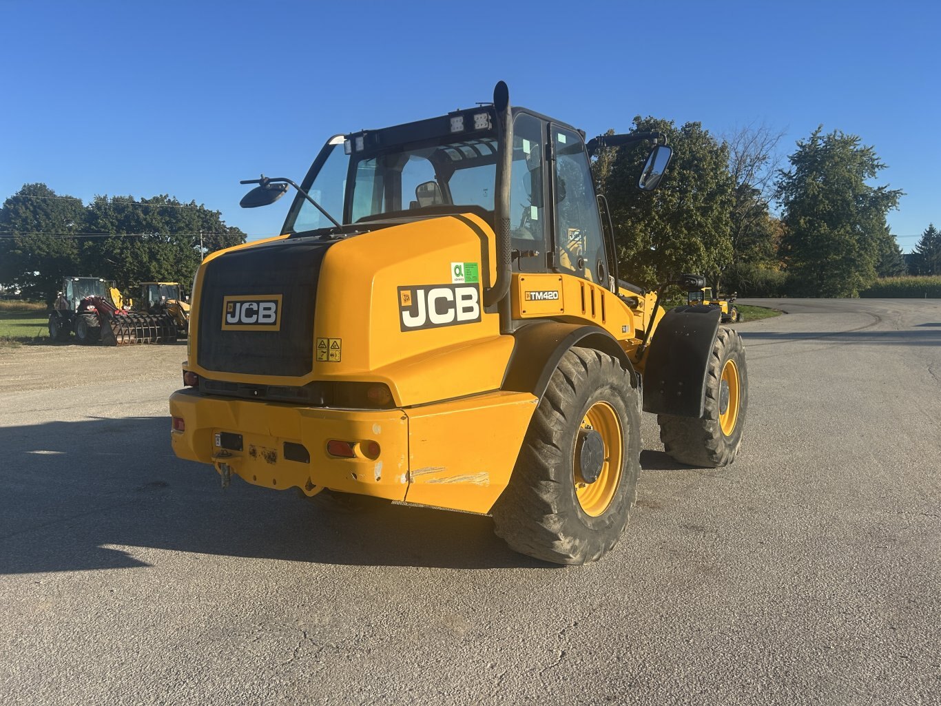 2022 JCB TM420, 4200HRS, RIDE CONTROL, CAB A/C, HYD Q FIT