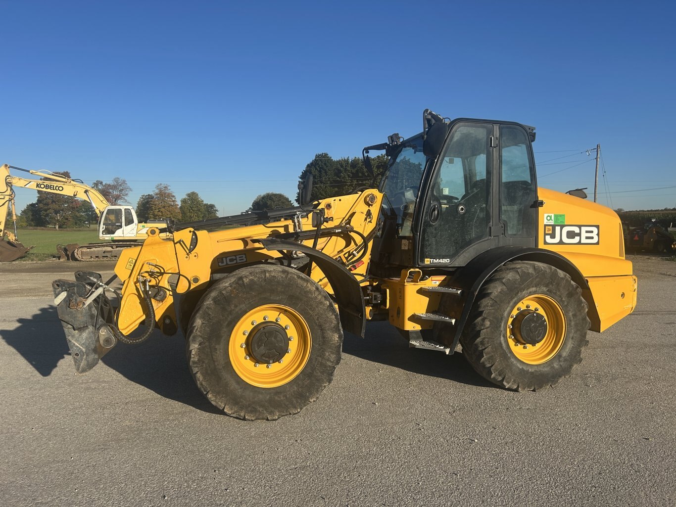2022 JCB TM420, 4200HRS, RIDE CONTROL, CAB A/C, HYD Q FIT
