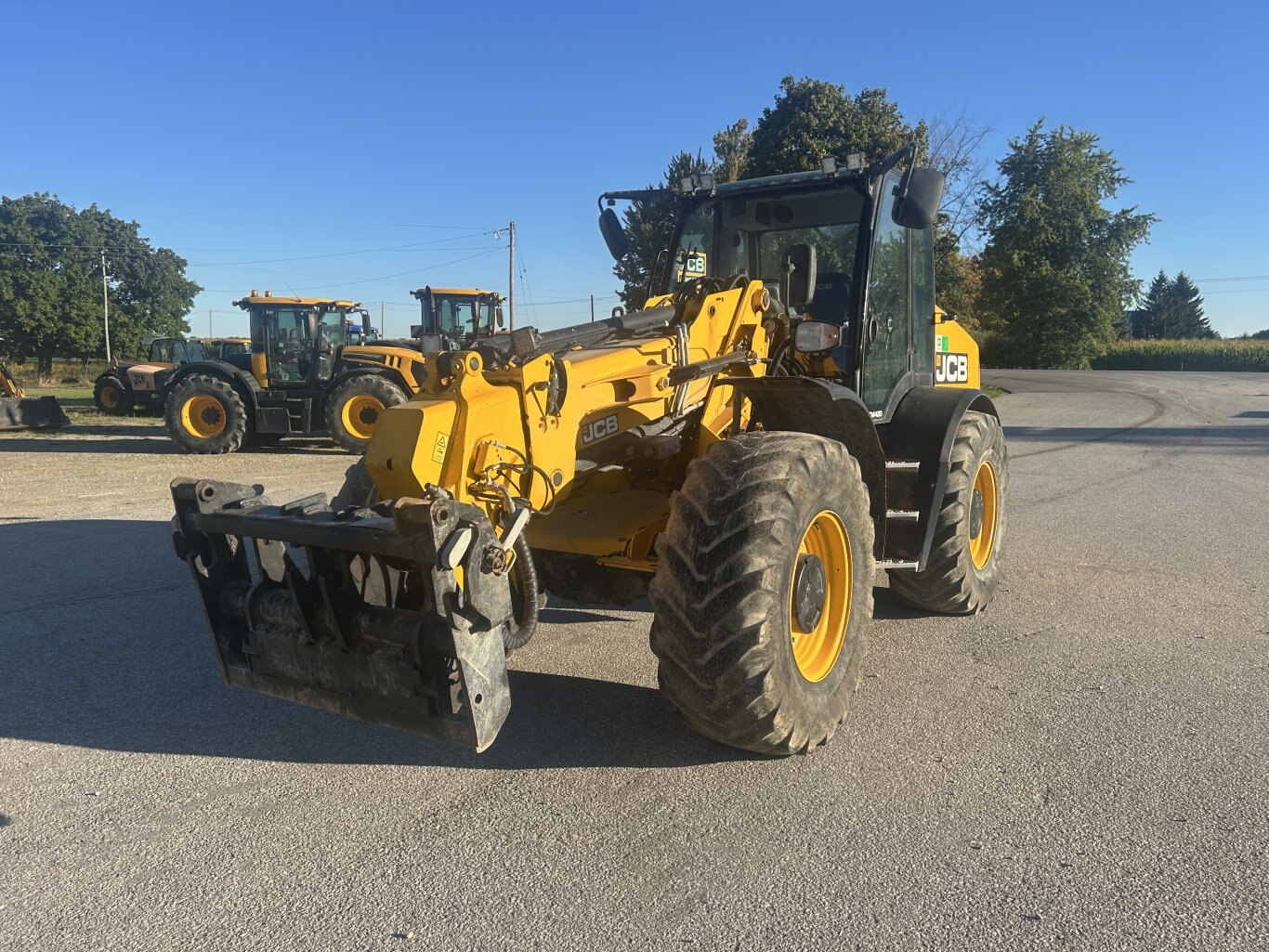 2022 JCB TM420, 4200HRS, RIDE CONTROL, CAB A/C, HYD Q FIT