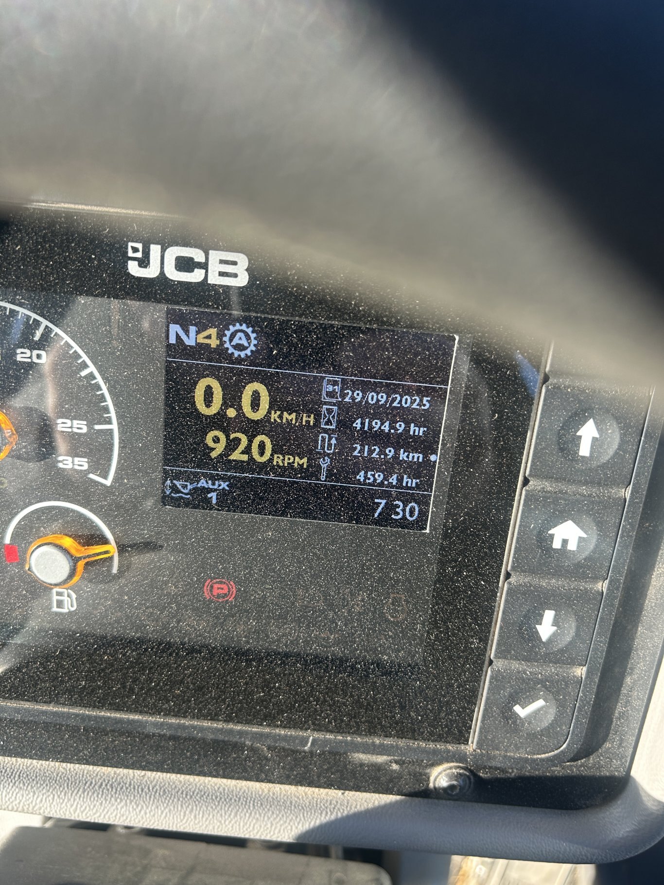 2022 JCB TM420, 4200HRS, RIDE CONTROL, CAB A/C, HYD Q FIT