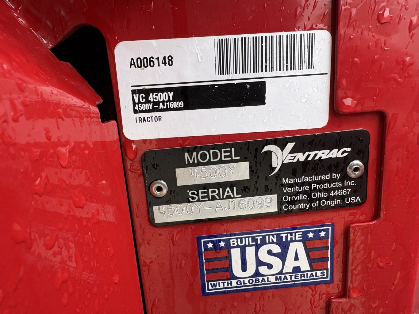 2022 Ventrac 4500Y, 25hp Kubota Diesel,1005hrs