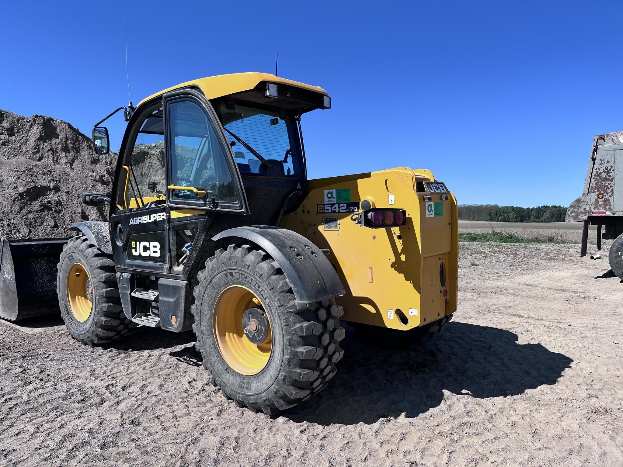 2021 JCB 538-60 Agri, Series III Cab, Smooth Ride, A/C, Hyd Q-Fit