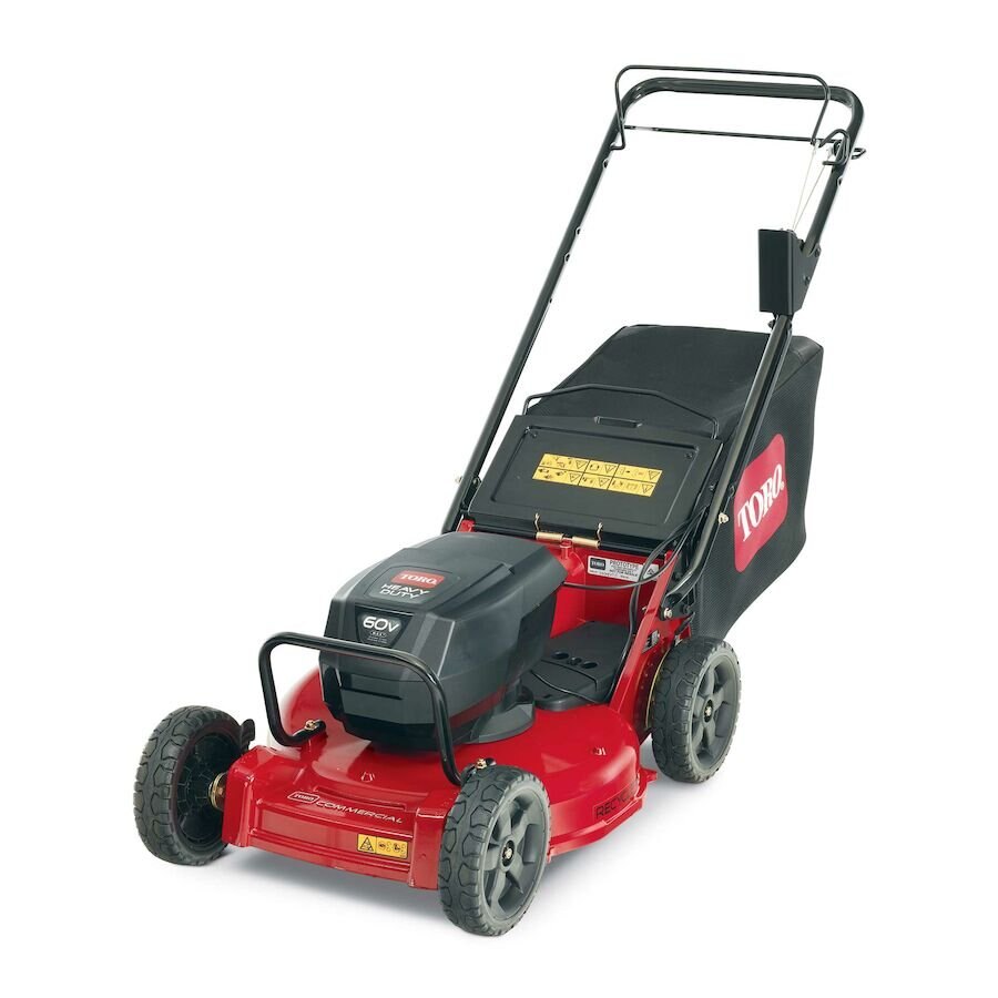 Toro 21 in. (53 cm) Heavy Duty Variable Speed Zone Start 60V MAX* Electric Battery 2 Bail with (2) 7.5Ah Batteries and Charger