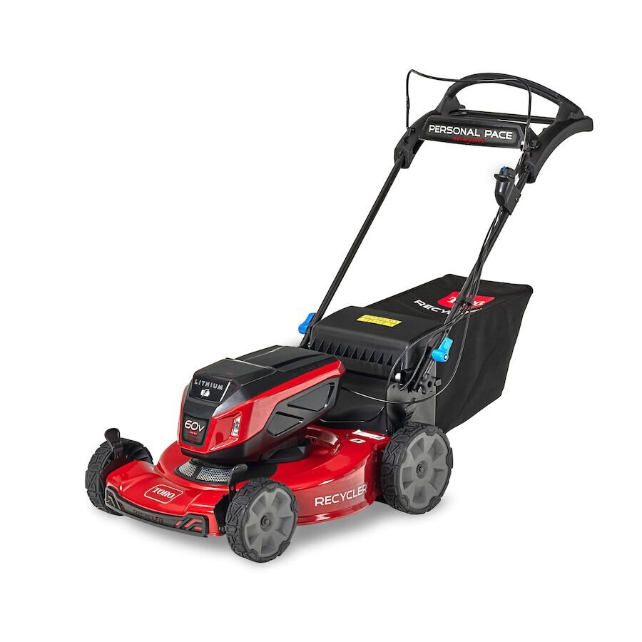 Toro 60V Max* 22 in. (56cm) Recycler® w/ Personal Pace® & SmartStow® Lawn Mower with 8.0Ah Battery