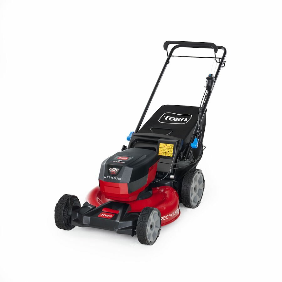 Toro 60V Max* 21 in. (53 cm) Recycler® Self Propel w/SmartStow® Lawn Mower with 6.0Ah Battery