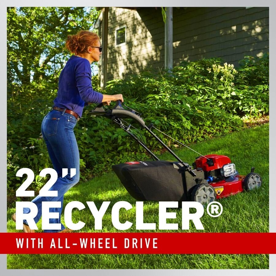 Toro 22 in. (56cm) Recycler® All Wheel Drive w/Personal Pace® Gas Lawn Mower