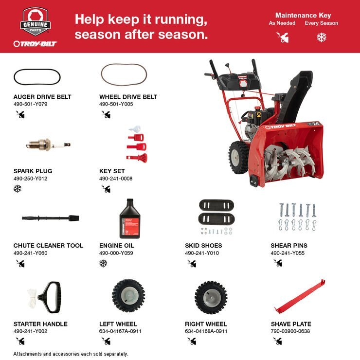 Troy Bilt Storm™ 2420 Snow Blower 31AS6KN2B23