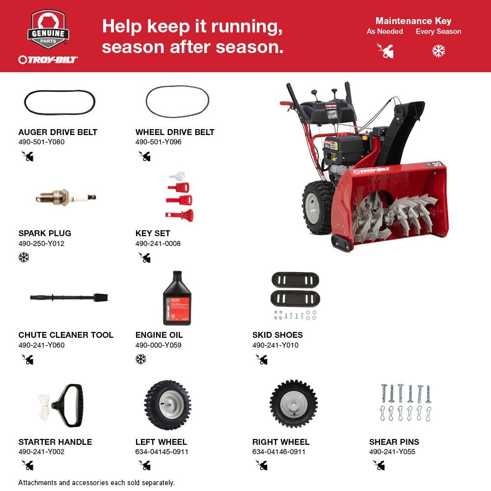 Troy Bilt Storm™ 3090 Snow Blower 31AH5DP5B66