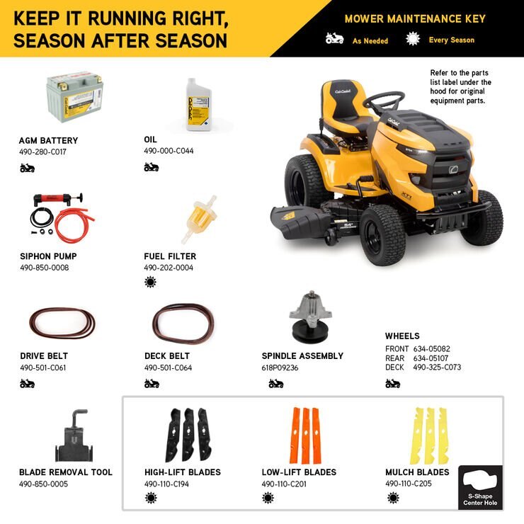 Cub Cadet XT1 ST54 FAB