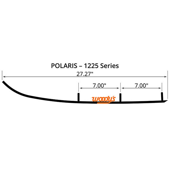 WOODY'S FLAT TOP TRAIL BLAZER 6" CARBIDE TRAIL RUNNER (TPI4 1225)