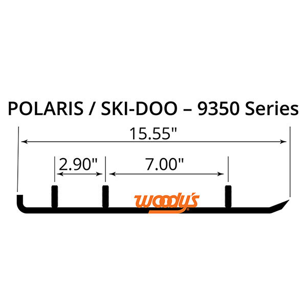 WOODY'S FLAT TOP TRAIL BLAZER 6" CARBIDE TRAIL RUNNER (TSD4 9350)