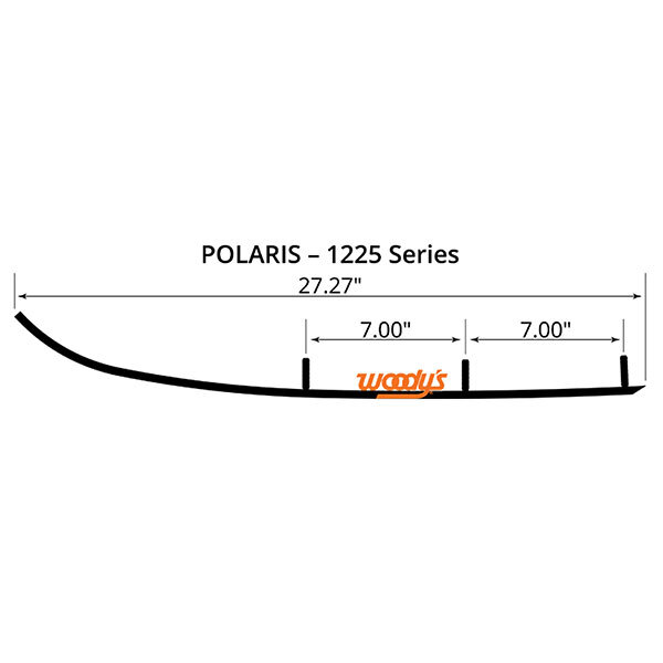 WOODY'S FLAT TOP EXECUTIVE 8" CARBIDE TRAIL RUNNER (WPI 1225)