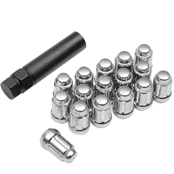 CARLISLE CHROME LUG NUTS 16PK