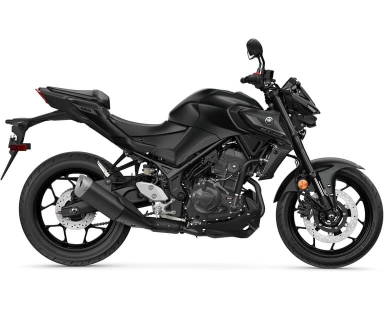 2025 Yamaha MT-03 Matte Raven Black