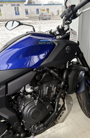 2025 Yamaha MT 07 Team Yamaha Blue