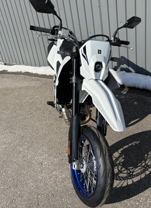2026 Suzuki DR Z4SM Solid Special White No. 2