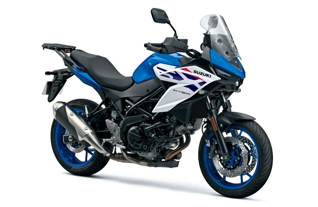 2027 Suzuki SV 7GX Pearl Brilliant White / Metallic Triton Blue (BQJ)