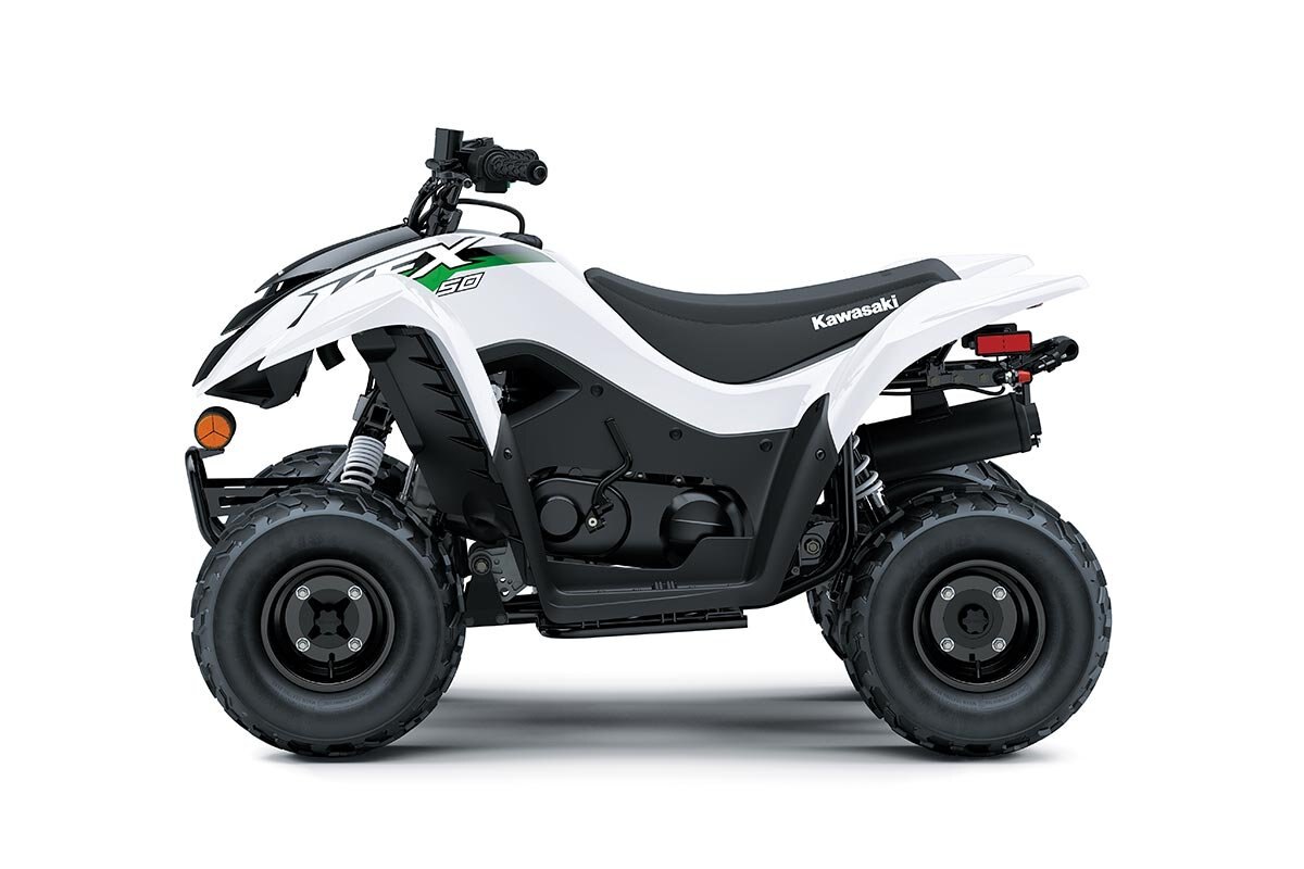 2027 Kawasaki KFX50 Bright White