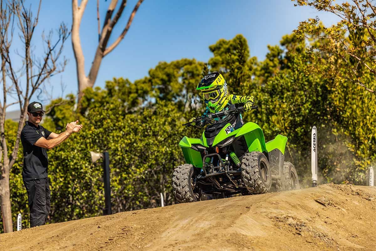 2027 Kawasaki KFX50 Bright White