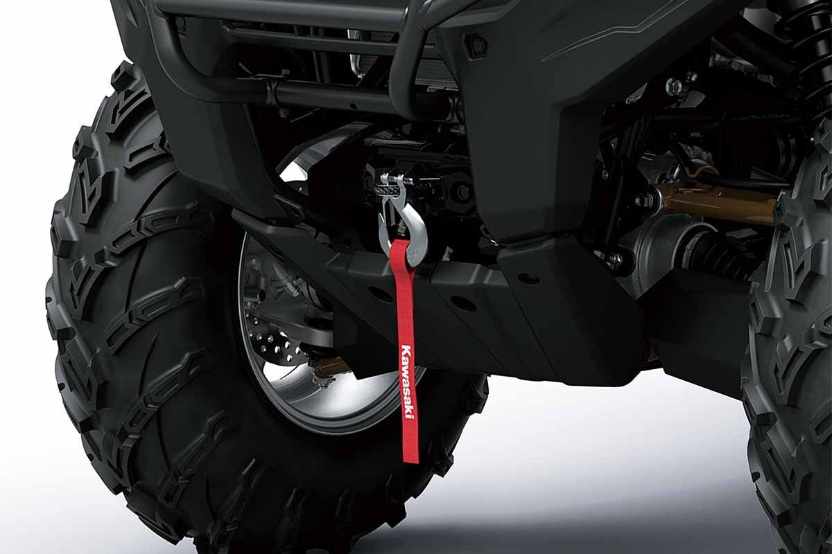 2027 Kawasaki BRUTE FORCE 750 SE Metallic Gold Sparkle Deep Green