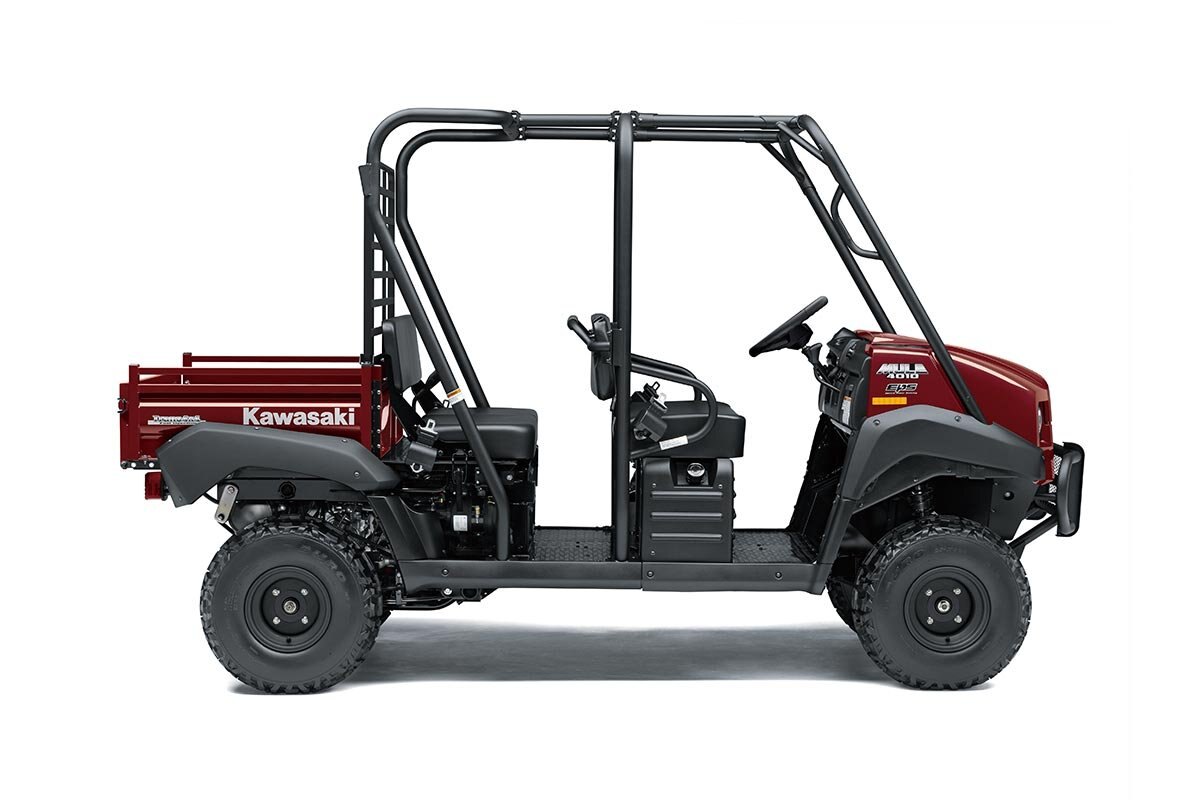 2027 Kawasaki MULE 4010 TRANS4x4 Dark Royal Red