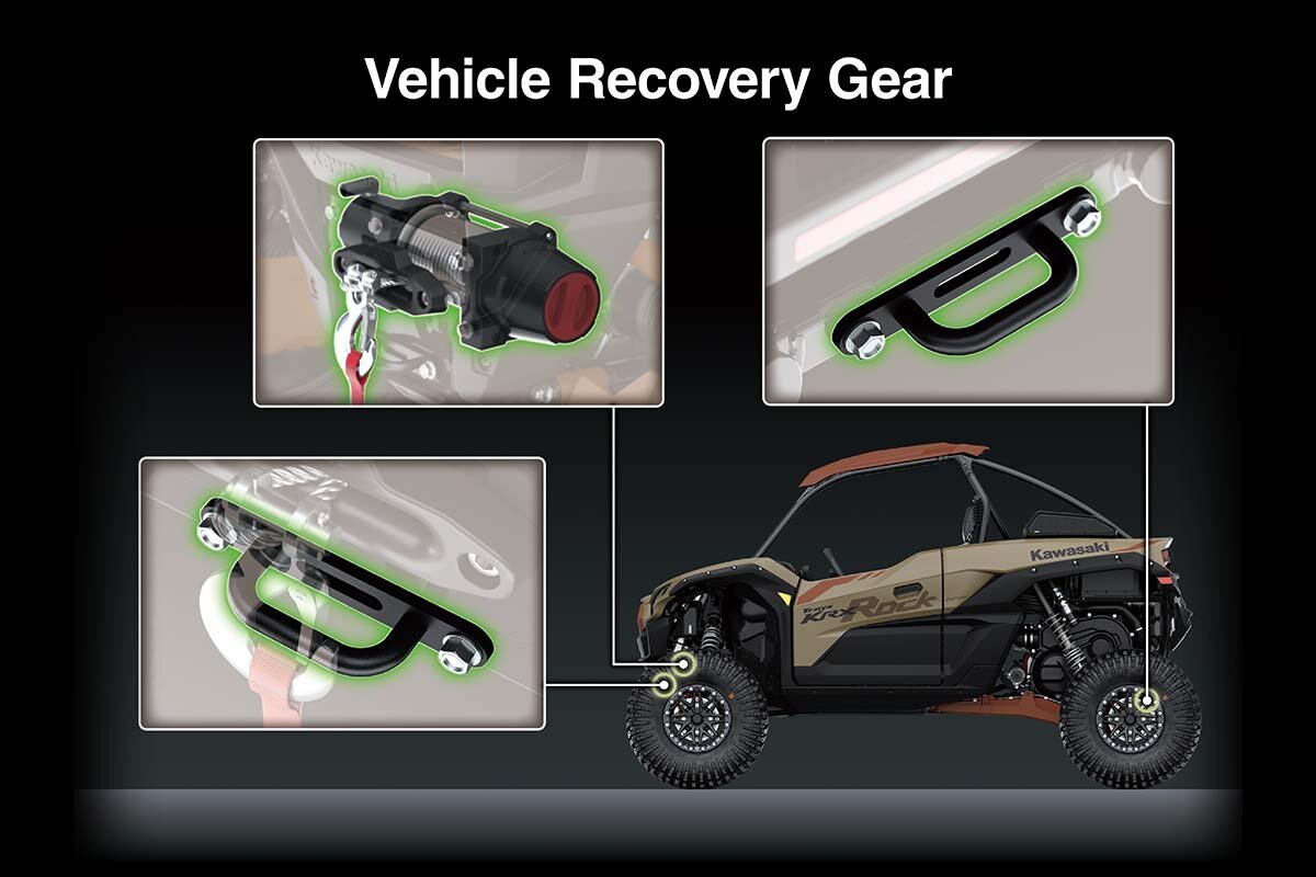 2027 Kawasaki TERYX KRX 1000 ROCK EDITION Matte Dark Beige / Brownish Orange
