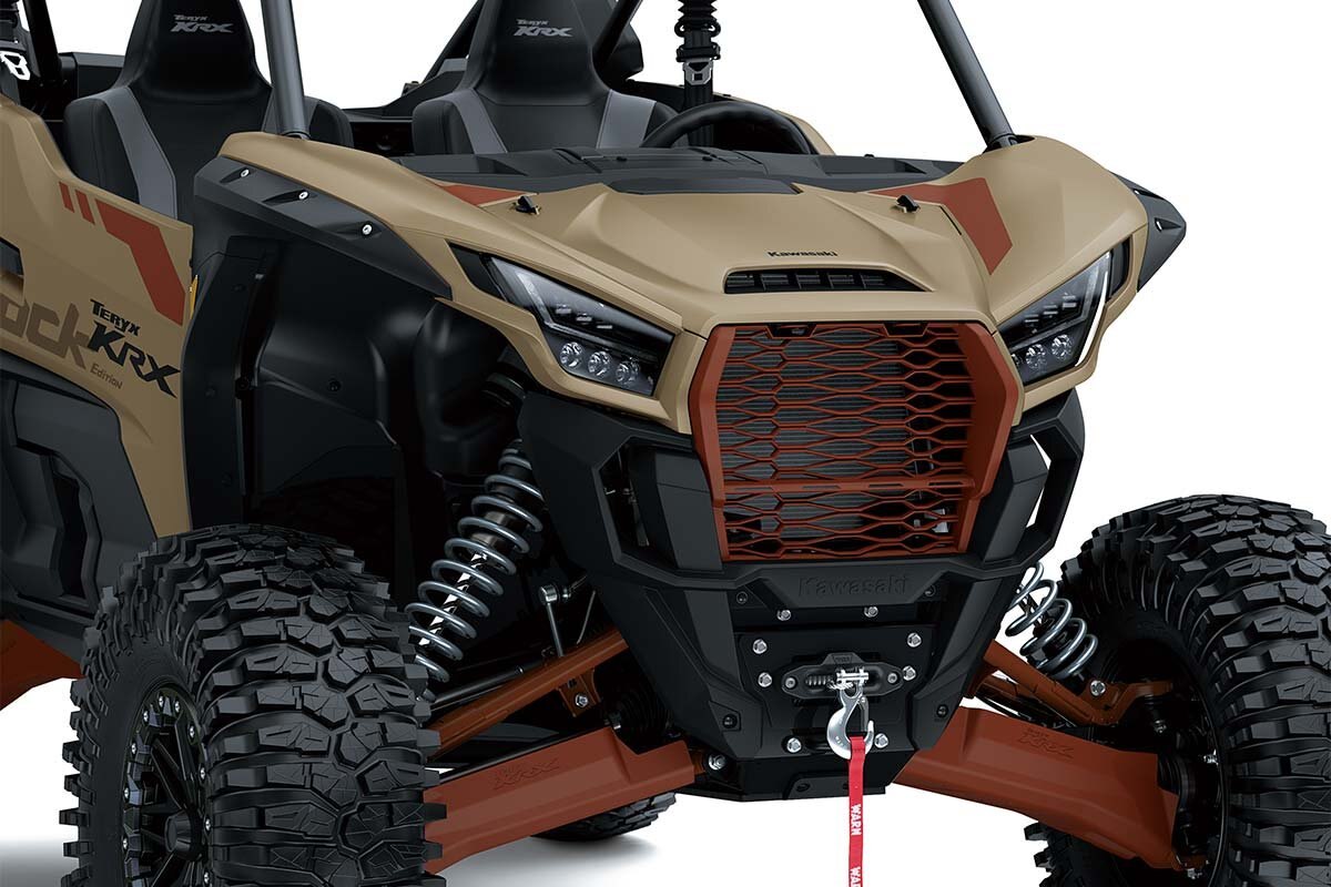 2027 Kawasaki TERYX KRX 1000 ROCK EDITION Matte Dark Beige / Brownish Orange