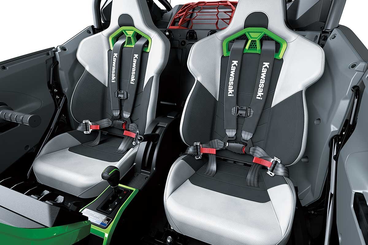 2027 Kawasaki TERYX H2 LIMITED eS Metallic Matte Graphenesteel Gray / Lime Green