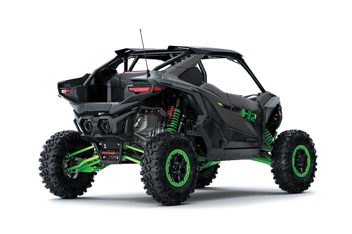 2027 Kawasaki TERYX H2 LIMITED eS Metallic Matte Graphenesteel Gray / Lime Green
