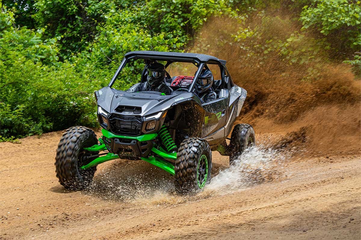 2027 Kawasaki TERYX H2 LIMITED eS Metallic Matte Graphenesteel Gray / Lime Green