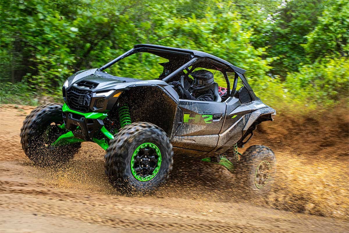 2027 Kawasaki TERYX H2 LIMITED eS Ice Gray / Flat Ebony
