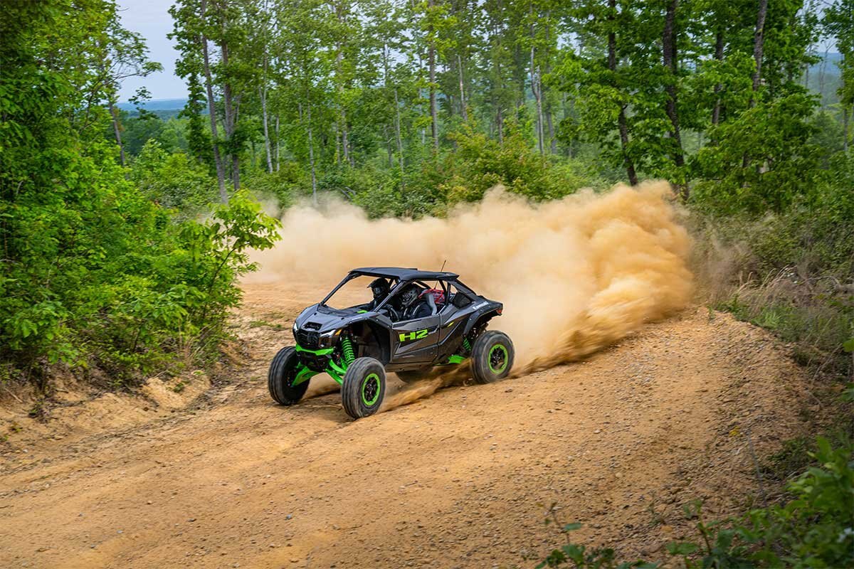 2027 Kawasaki TERYX H2 LIMITED eS Ice Gray / Flat Ebony
