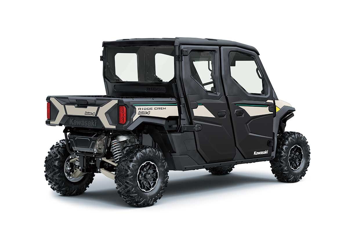 2027 Kawasaki RIDGE CREW HVAC Metallic Matte Whitish Beige / Flat Ebony