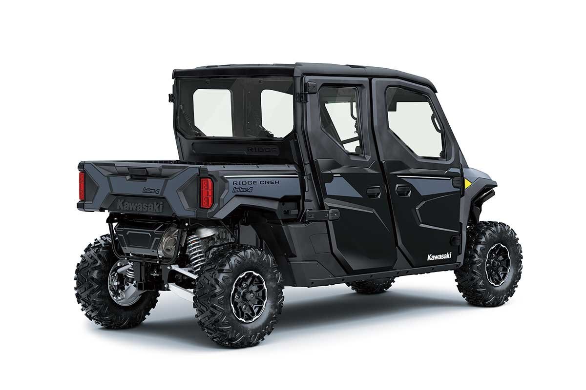 2027 Kawasaki RIDGE CREW HVAC Metallic Metallic Bluish Gray / Ebony