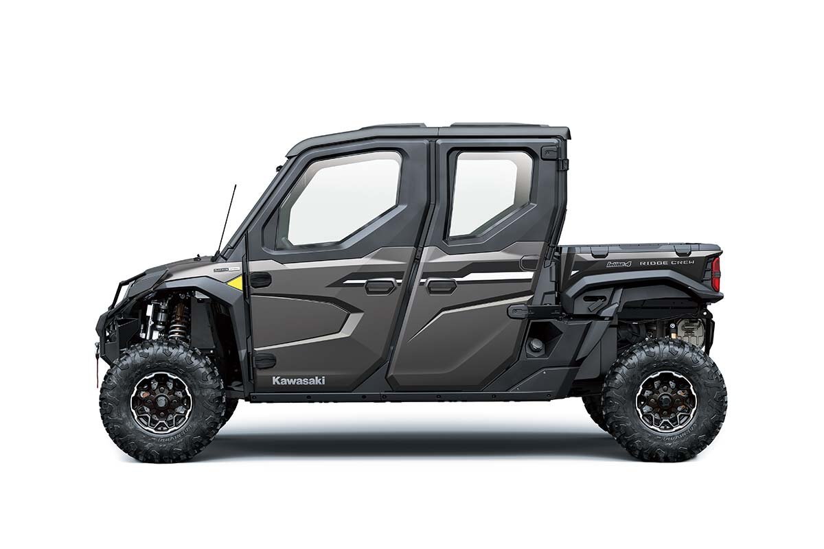 2027 Kawasaki RIDGE CREW PLATINUM SPORT HVAC Metallic Flat Raw Graystone
