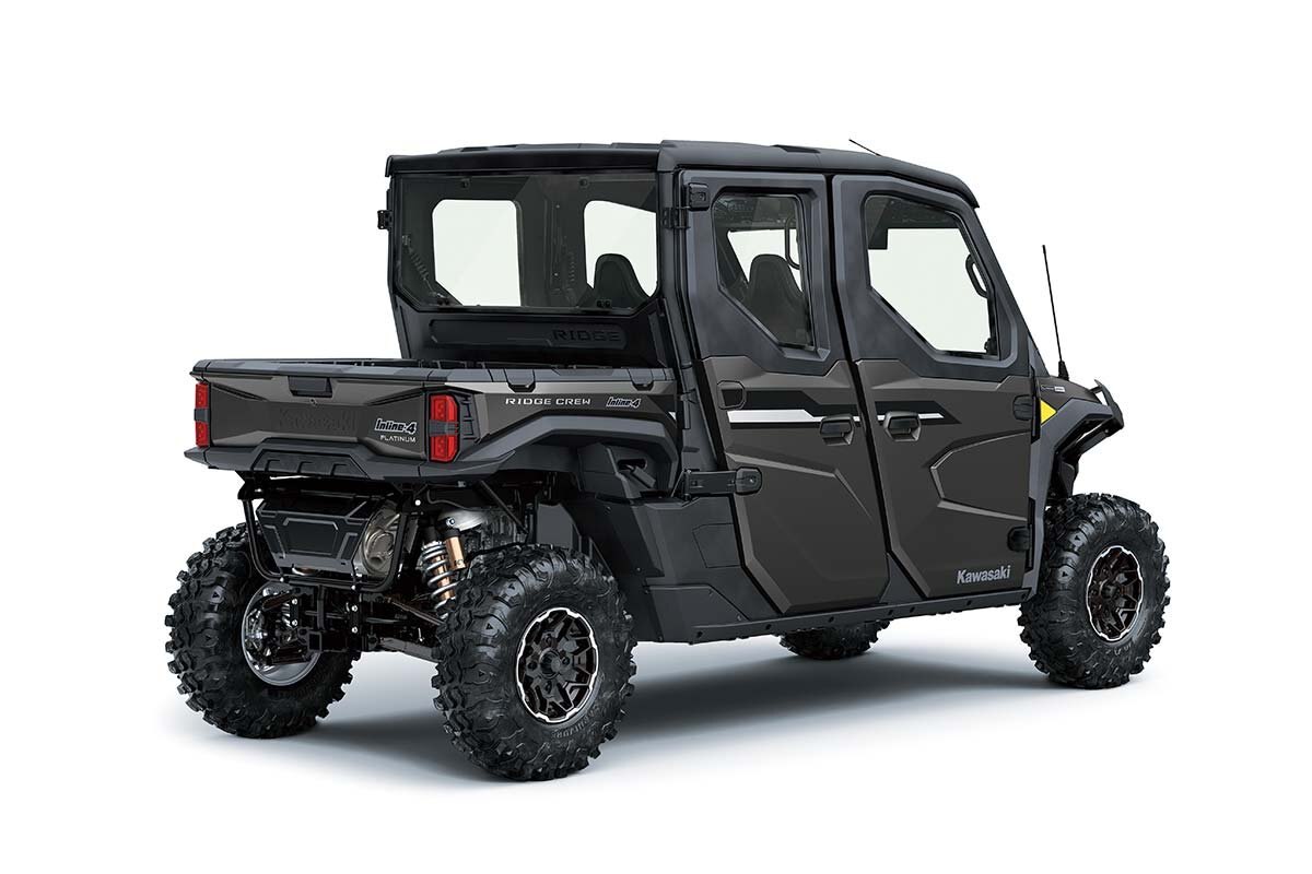 2027 Kawasaki RIDGE CREW PLATINUM SPORT HVAC Metallic Flat Raw Graystone