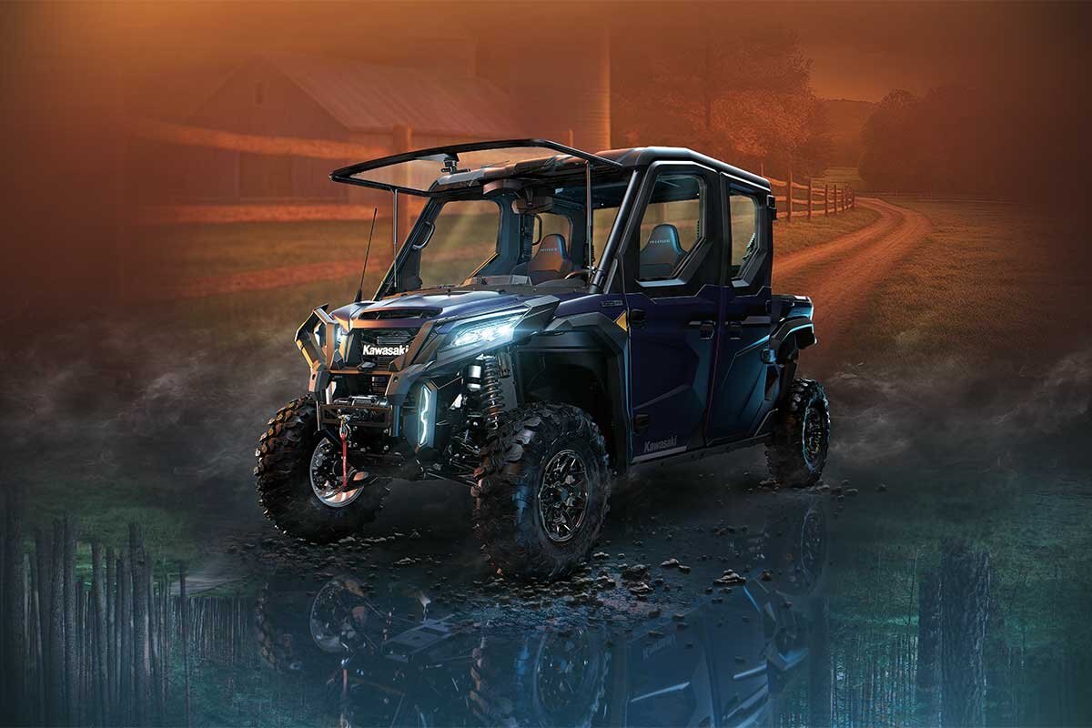 2027 Kawasaki RIDGE CREW PLATINUM SPORT HVAC Metallic Flat Raw Graystone